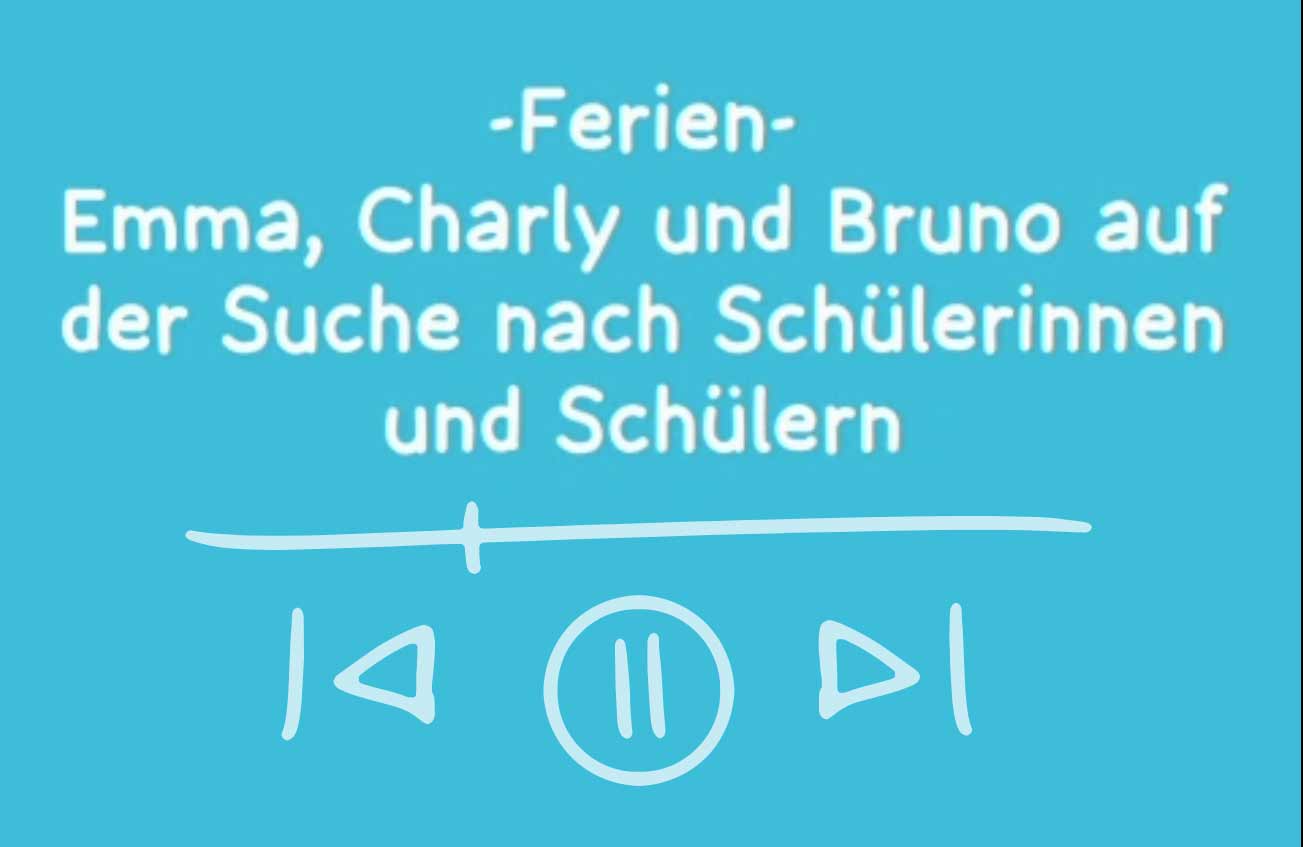EBG Ferien - Unsere Hunde auf der Suche nach Schülerinnen und Schülern