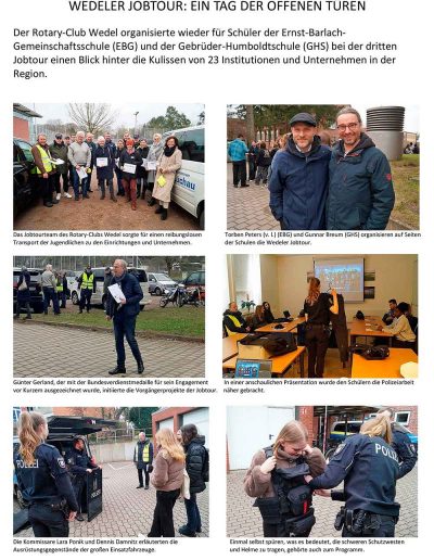 Wedeler Jobtour: Ein Tag der offenen Türen